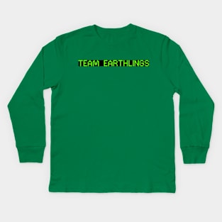 Team Earthlings #2 Kids Long Sleeve T-Shirt